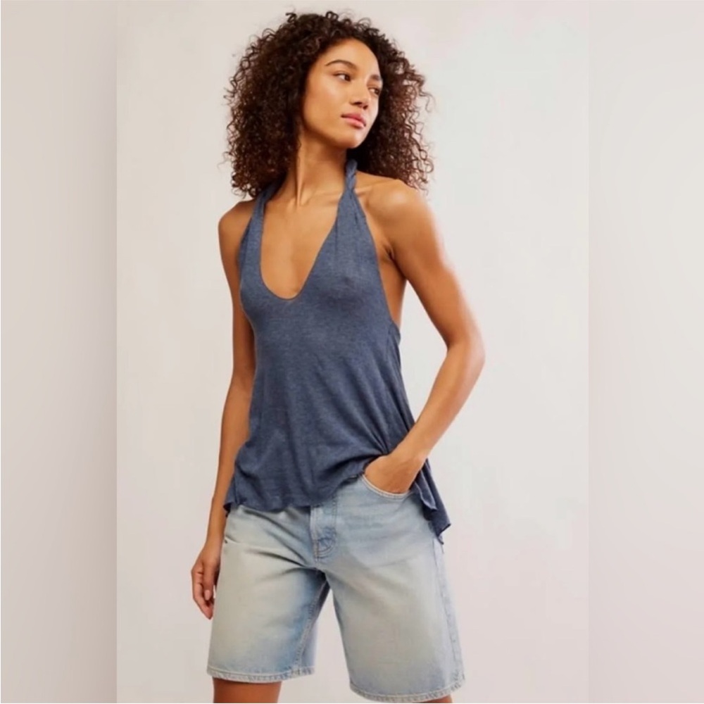 Free People Enough Said Halter Top